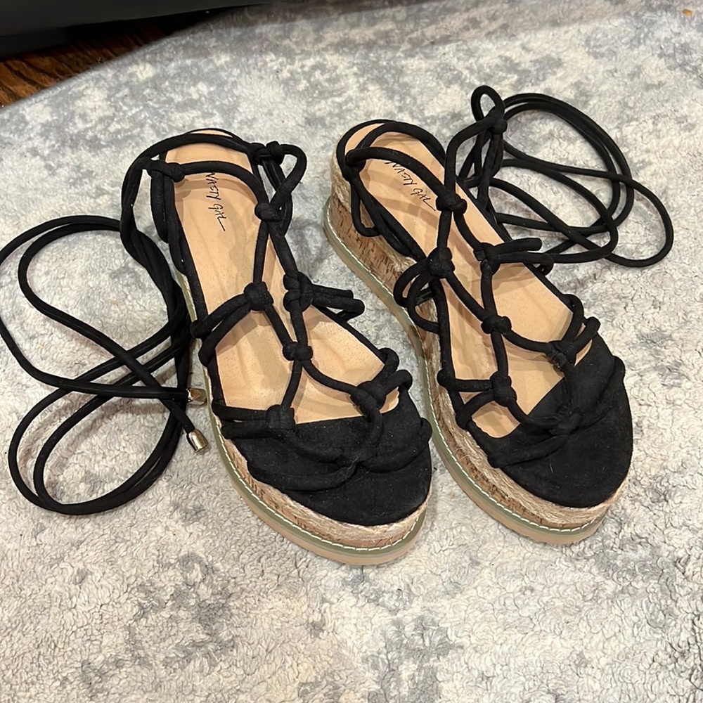 Nasty gal platforms with ties